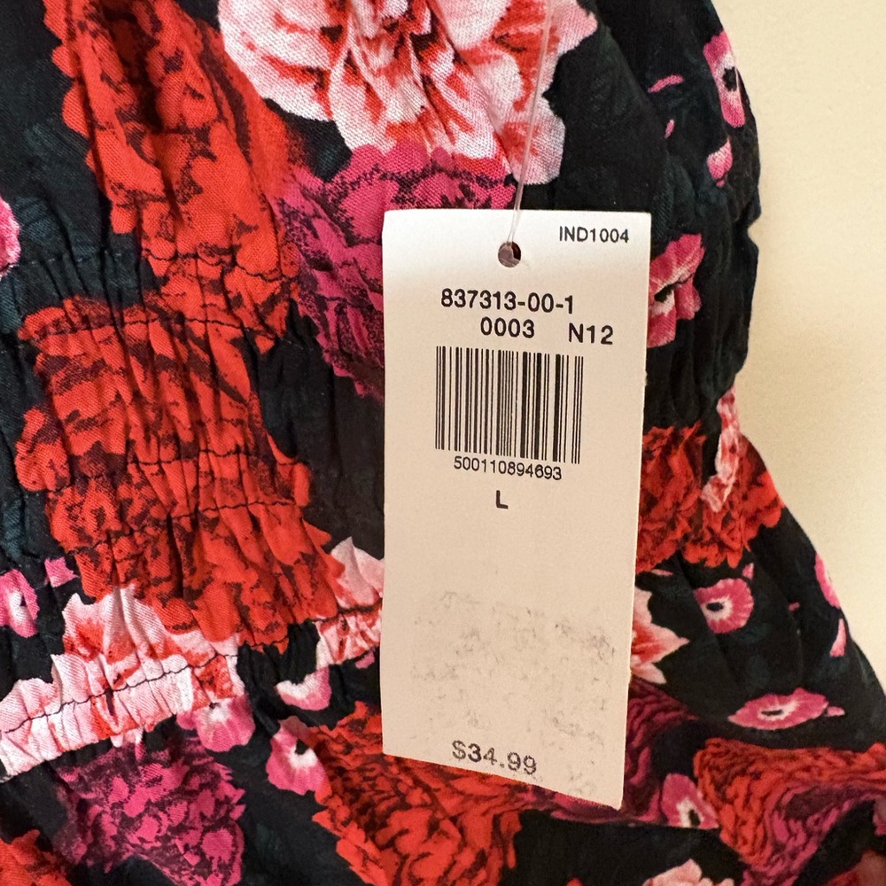 Old Navy Floral Spaghetti Strap Midi Dress - Picture 2 of 5